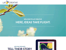 Tablet Screenshot of latcreative.com